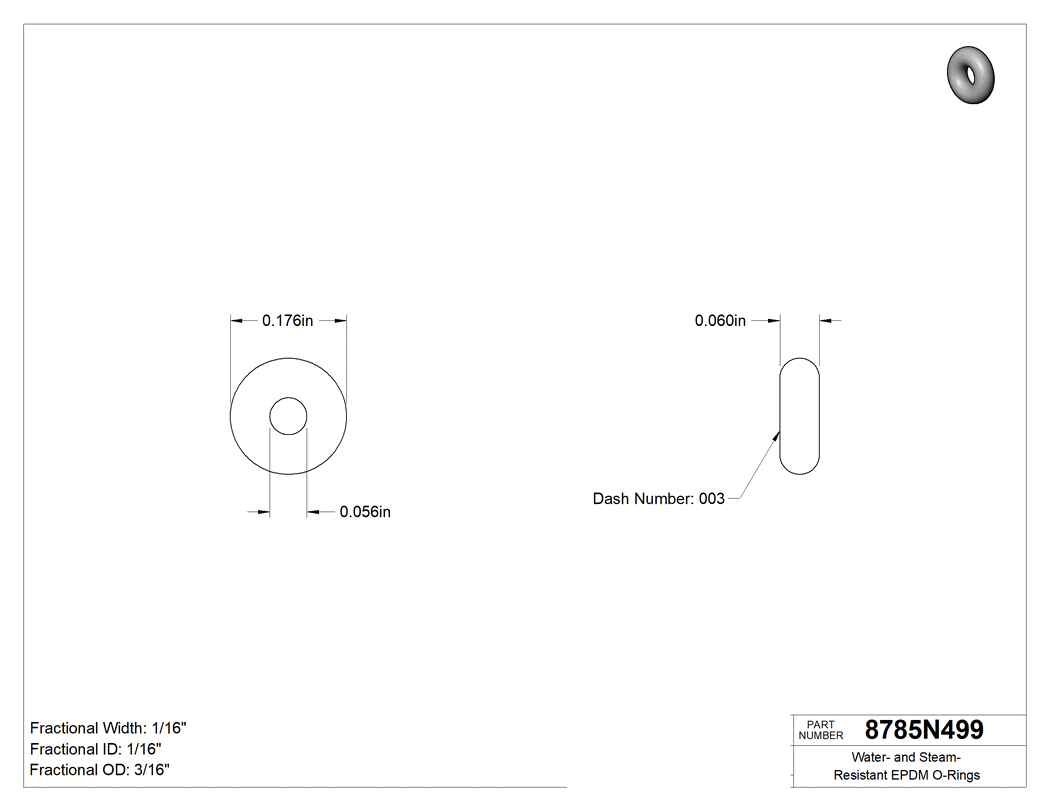 Technical drawing - 8785N499